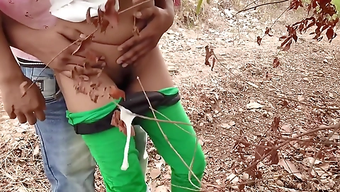 Outdoor Sex - Desi Indian Girl Wants Sex In Forest With Hindi Dirty Talk