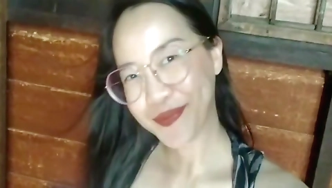 Look My Pussy And Tits With Asian Milf