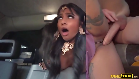 Yasmina Khans Steamy Nurse Check In Cab