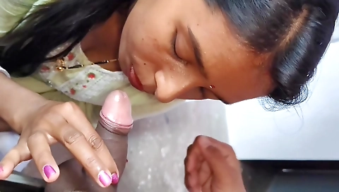 Young Bhabhi Blowjob - Desi Stepsister Blowjob - Today Morning Slowly Slowly Bhabhi Touching My Cookd Inside My Cook Xxx