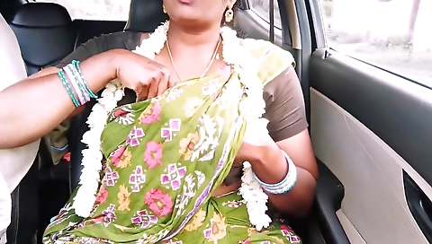 Indian Bhabi Car Sex With Nibir Boy, Telugu Dirty Talks