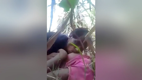 Exclusive- Desi Village Lover Boob Sucking And Outdoor Sex