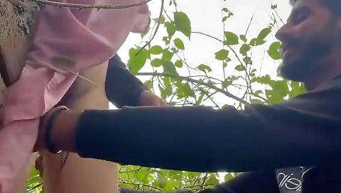 Eating Her Ass In Jungle