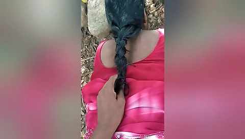 Bhabi Called Me To The Jungle To Fuck Her