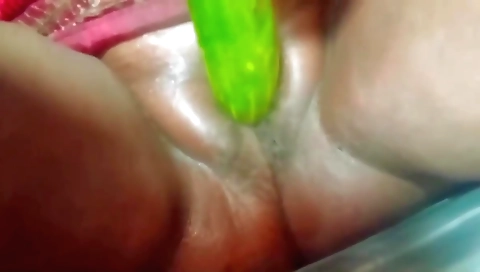 Desi Veena X Stepsister Fucked By Cucumber