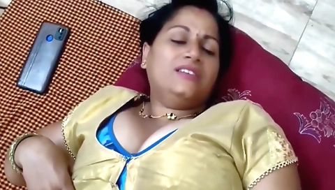 Indian Aunty Red Saree With Boyfriend Sex Enjoy