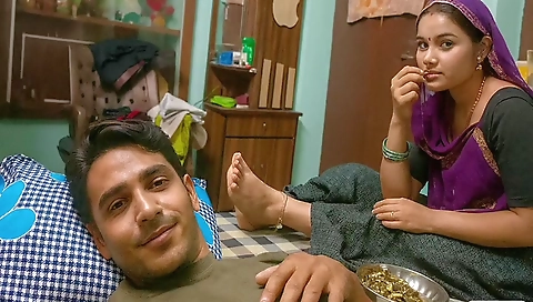 Pakisthani Village Stepsister And Indian Chora Hot Romantic With Kiss By -snapchat143