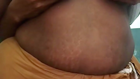 Tamil Akka Thambi Bathing At Alone House