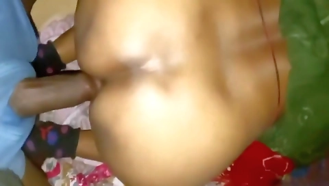 Real Padosi Aunty Ki Raat Mein Doggy Style Mein Chut Chod Li