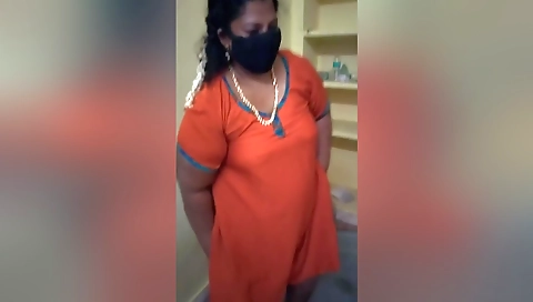 Indian Tamil Aunty Sex Talk And Wearing Dress