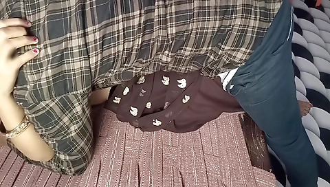 Beautiful Stepsister-in-law In Black Saree Was Fucked By Her Neighbours Stepbrother-in-law