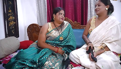 Desi Widow Bhabhi And New Married Wife Hardcore Threesome Sex With Her Sasurji When They Were Alone At Home Full Movie ( Hindi A