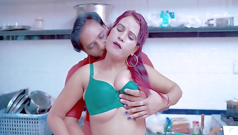 Super Sexy Newly Married Bhabhi Fucked Hard By Her Devar In The Kitchen