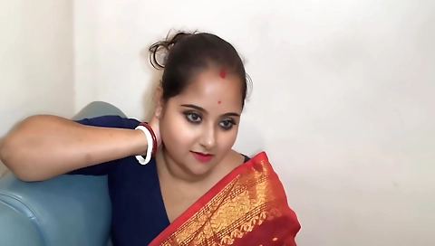 Indian Unsatisfied Married Wife Having Sex With Husbands Friend , Hindi Audio