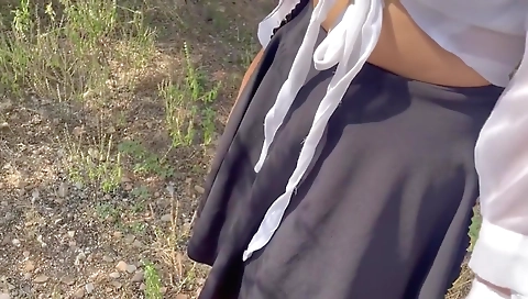 Srilankan Cute Step Sis Doggy Sex And Rough Fuck In Jungle Outdoorකර බරනන හකම කලලට