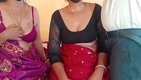 Housewifes Threesome Roleplay Fucking