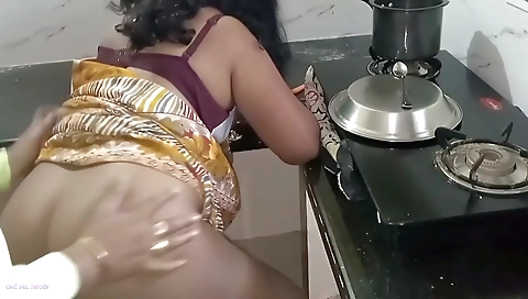 Desi Nitha Bhabhi Doggy Style Hardcore Fucking With Stepbrother In Kitchen Mast Chudai Tight Chuth Desi Sex Moods