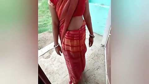 Devar Bhabhi - Village Wife Showing Outdoor