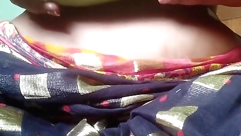 Payal Bhabi Pressing Her Boobs