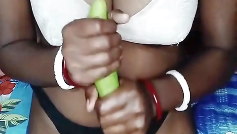 Indian Bhabhis Ass And Pussy Fucked With Eggplant Indian Sex - Devar Bhabhi