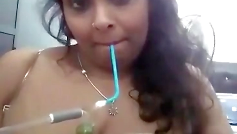Naked Enjoying Hookah - Desi Bhabhi