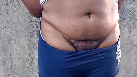 Peeing Outdoors With Hairy Pussy