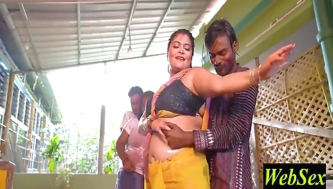 Indian Couple Swapping Sex At Holi Day Party! Amazing Hot Sex