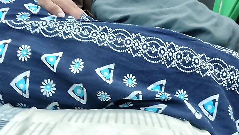 Ass Press Kiss, Neck Kiss, Pussy Rub And Kiss In Nighty