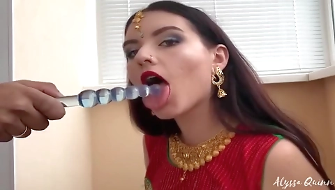 Indian Desi Bhabhi Alyssa Quinn Gets Fuck & Swallows Thick Cum(hindi Audio) 2