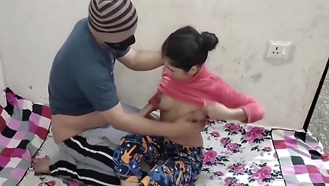 Seeing The Nurse Alone, The Patient Pressed Her Breasts And Fucked Her