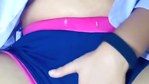 18 Year Old Teen 18+ Showing Her Beautiful Sexy Body And Masturbating In School Uniform