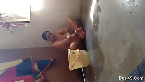 Exclusive- Indian Wife Bathing Capture By Hubby