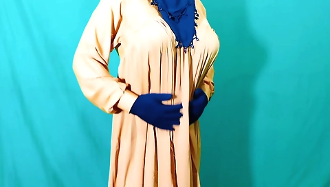 Indian Beautiful Hijabi Muslim Couple Thirsty For Sex