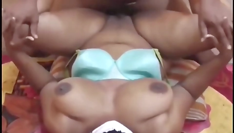 Indian Cheating Big Boobs Wife Fucked By Neighbor & Get Creampie