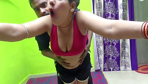 The Yoga Master Fucking Me Hard When I Was Work Out In The Morning Time - Hard Master