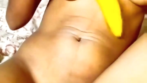 Indian Horny Bhabhi Self Satisfaction With Big Banana