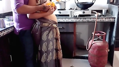Hot Big Ass Wife And Husband Have Sex With Fun In The Kitchen At Home
