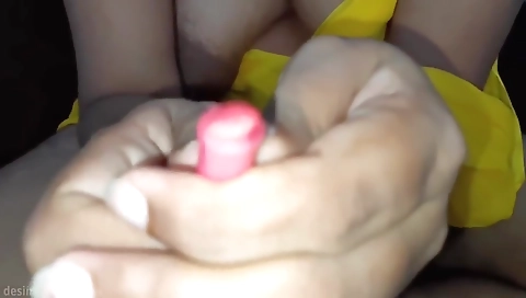 Indian Nude Desi Cute Lips Gets Lipstick And Bhabhis Sexy Feet Legs Gets Red Nail Polish. Enjoy Her Hairy Pussy