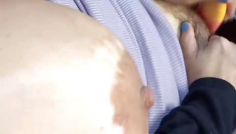 My Stepbrother Orders Me To Masturbate My Fat, Hairy Pussy In Front Of Him And Makes Me Jerk Off His Cock