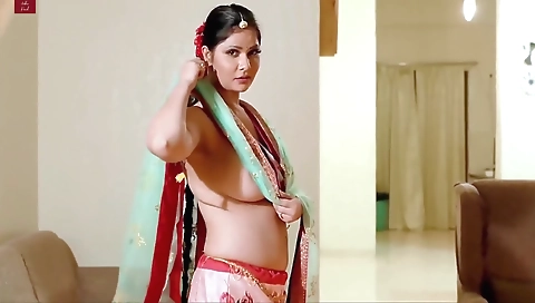Diwali Surprise Saree Strip With Aabha Paul, Desi Aunty And Desi Bhabhi