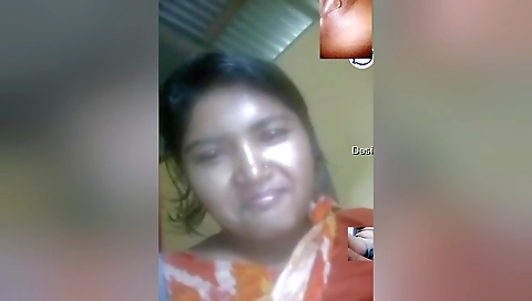 Today Exclusive- Cute Desi Girl Showing Her Big Boobs And Pussy Fingerring On Video Call