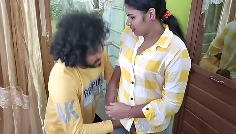 Vaishnavy Shirt Open And Red Bra Show Romance With Sharun Raj, Mallu Couple Dress Open Romance, Hot Boobs Kissing Romance - Hot Kiss