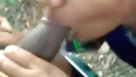Dehati Outdoor Cock Sucking