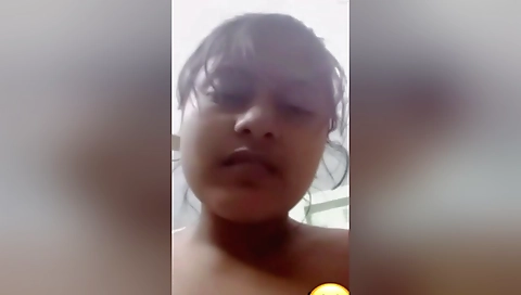 Today Exclusive- Cute Bangla Girl Shows Her Wet Pussy