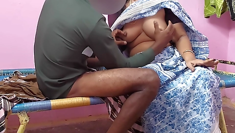 I Was Watching Porn Video On Phone In Bed Room And Holding Penis In Hand Tamil Aunty Bavana Came In Shocked I Pulled Her And Ha