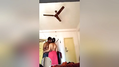 Telugu Aunty Cheated,caught In Camera