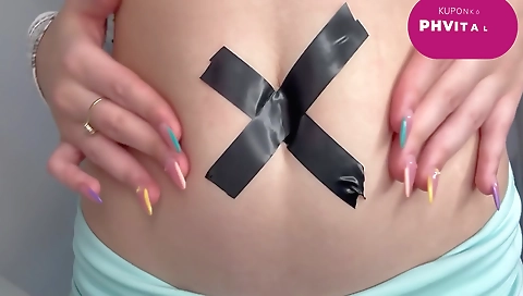 Belly Button In Masturbation Navel Latina With Perfect Belly And White